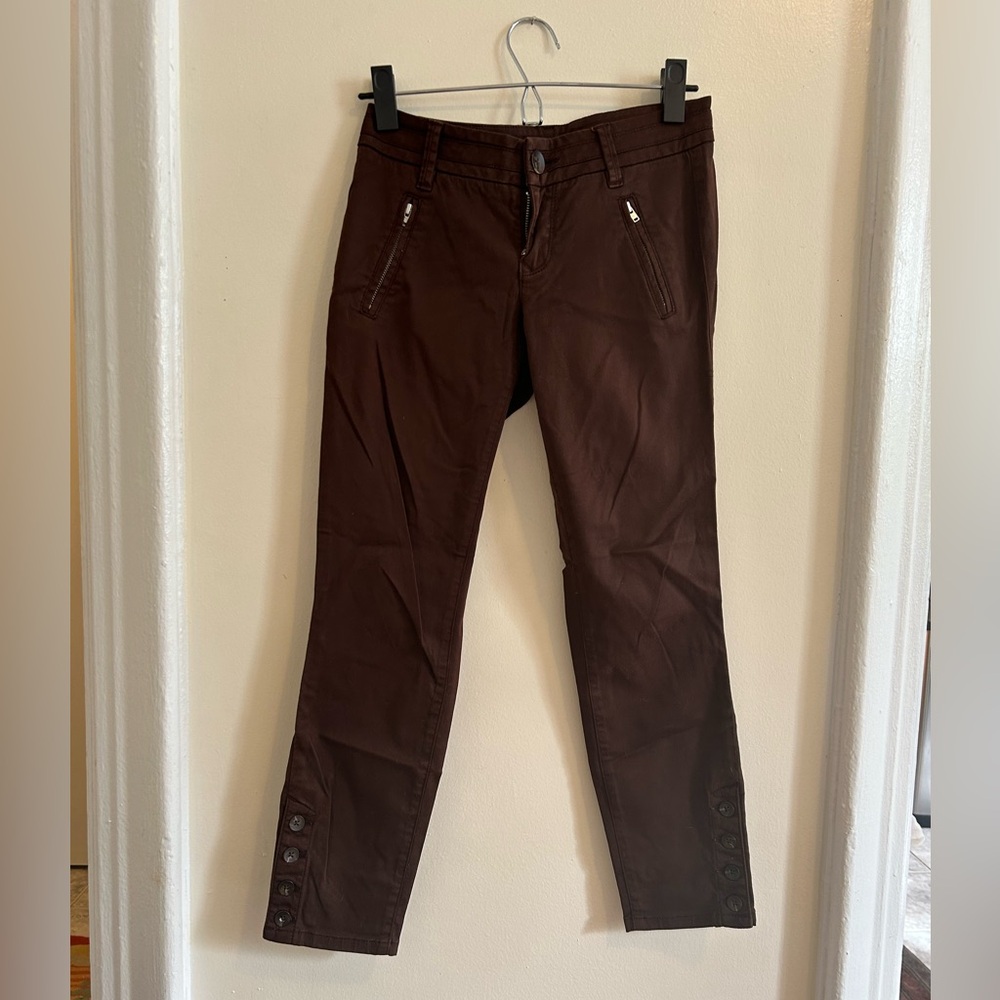 Chocolate brown Level 99 trousers size 24p